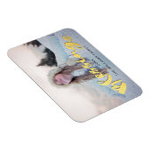 恵みフェイク金ゴールドスクリプトホリデークリスマスフォト マグネット (右側)