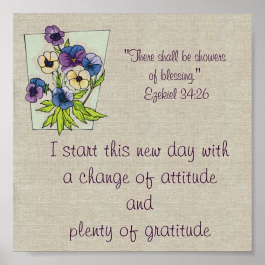 恵みプリント ポスター (正面)