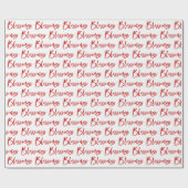 恵みモダンクリスチャンクリスマスラッピングパパップ ラッピングペーパー (フラット)