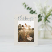 恵みモダンズクリームクリスマスホリデイ シーズンポストカード (スタンド正面)