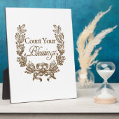 恵みヴィンテージタイポグラフィ フォトプラーク