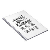 恵み仕訳帳をカウント ノートブック (右側)