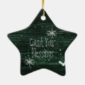 恵み数オーナメント セラミックオーナメント (裏面)