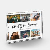 恵み数引用文写真コラージュ フォトブロック (左)