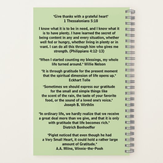 恵み数 ノートブック (裏面)