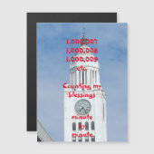 恵み磁気グリーティングカードのカウント (正面/裏面)