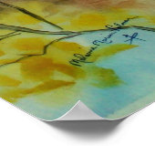 恵み秋水彩画ポスター ポスター (角)