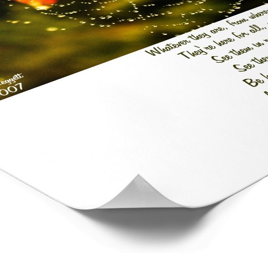 恵み詩 ポスター (角)