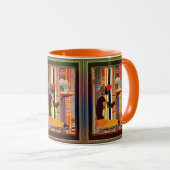 恵み、アフリカフォークアート マグカップ (正面右)