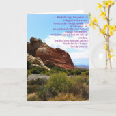 恵み カード (黄色い花)