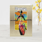 恵み カード (黄色い花)