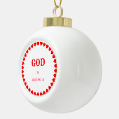 恵み セラミックボールオーナメント (右)