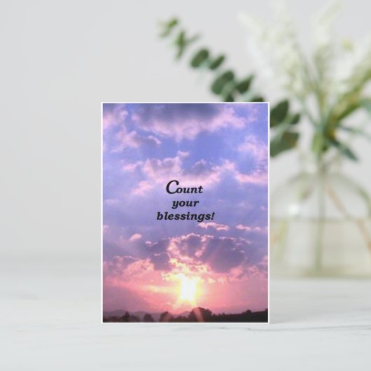 恵み ポストカード (スタンド正面)