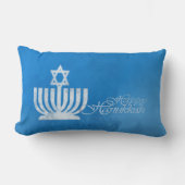 恵み（ユダヤ教）メノラー ランバークッション (正面)
