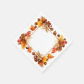 恵み：リース収穫 スタンダードカクテルナプキン (角)