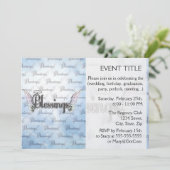 恵み，天使の翼，光背 招待状 (スタンド正面)