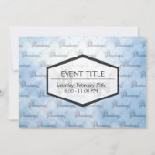 恵み，天使の翼，光背 招待状 (裏面)