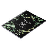 恵カスタムみの水の色で成長する緑のクリスチャン ノートブック (左側)