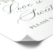 恵ビクトリアンみ華美フローラグリーンラブは甘い ポスター (角)