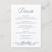 恵ビクトリアン華美フローラ結婚詳細 エンクロージャーカード (正面)