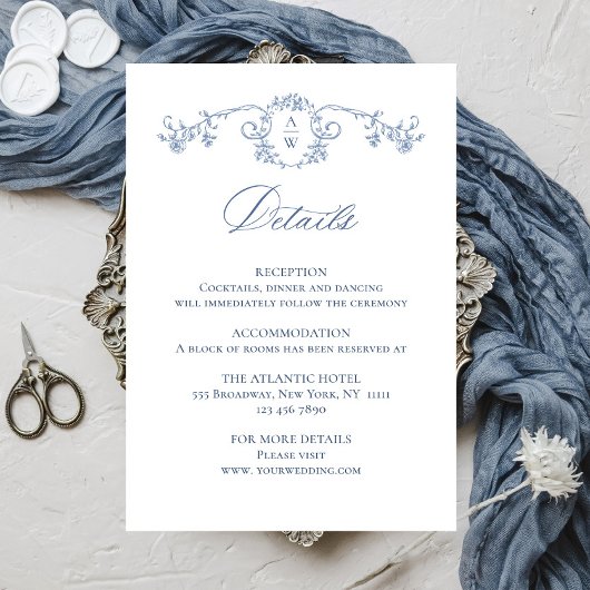 恵ビクトリアン華美フローラ結婚詳細 エンクロージャーカード