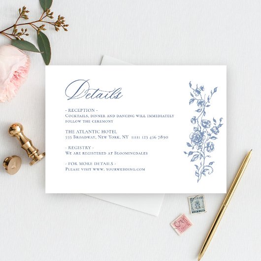 恵ビクトリアン華美フローラ結婚詳細 エンクロージャーカード