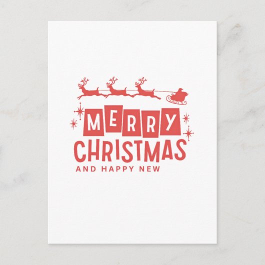 恵メリーと新年 ポストカード (正面)