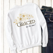 恵モダンみ女性のエンパワーメントで開花 スウェットシャツ