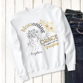 恵モダンみ女性のエンパワーメントで開花 スウェットシャツ