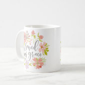 恵救み – エペソ2:8 コーヒーマグカップ (正面左)