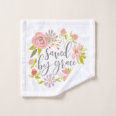 恵救み – エペソ2:8 バスタオルセット (ウォッシュタオル)