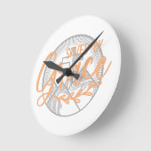 恵救み ラウンド壁時計 (傾斜)