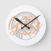 恵救み ラウンド壁時計 (正面)