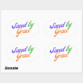 恵救み 楕円形シール (シート)