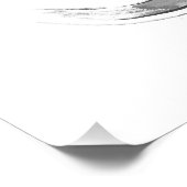 恵比寿 - 漁業と商売の神 (墨絵) フォトプリント            (角)