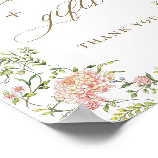 恵華美ビクトリアンみフローラカードとギフトのサイン ポスター (角)