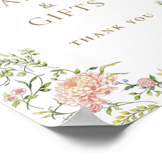 恵華美ビクトリアンみフローラカードとギフトのサイン ポスター (角)