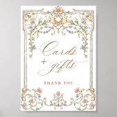 恵華美ビクトリアンみフローラカードとギフトのサイン ポスター (正面)