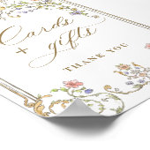 恵華美ビクトリアンみフローラカードとギフトのサイン ポスター (角)