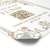 恵華美ビクトリアンみフローラハネムーン基金のサイン ポスター (角)