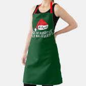 悔いもなくクリスマスいけなに終わる エプロン (インサイチュ)