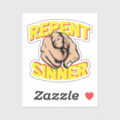悔い改める罪人 シール (シート)