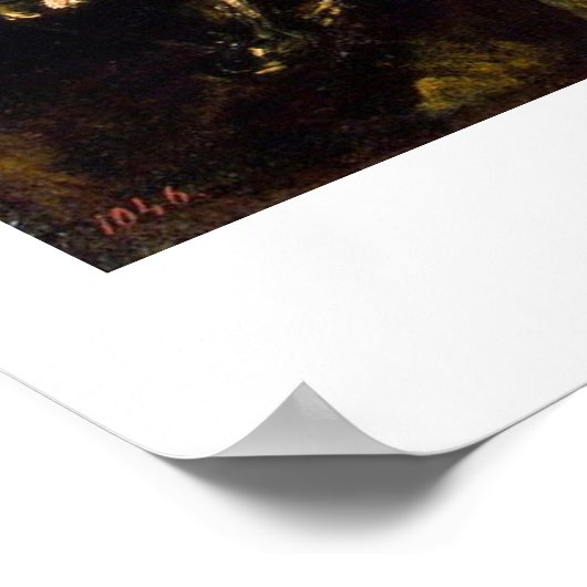 悔い改める聖マリア・マグダレネバイティアン ポスター (角)