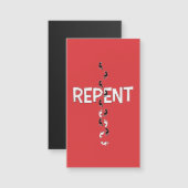 悔い改める足跡の十字 (正面/裏面)