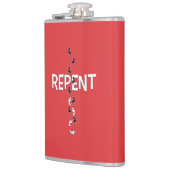 悔い改める足跡の十字 フラスク (左)