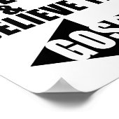 悔い改め信じと福音：イエス・キリスト教の信仰 ポスター (角)