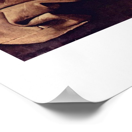 悔い改め聖フランシスbyズルバランデフランシスコ ポスター (角)