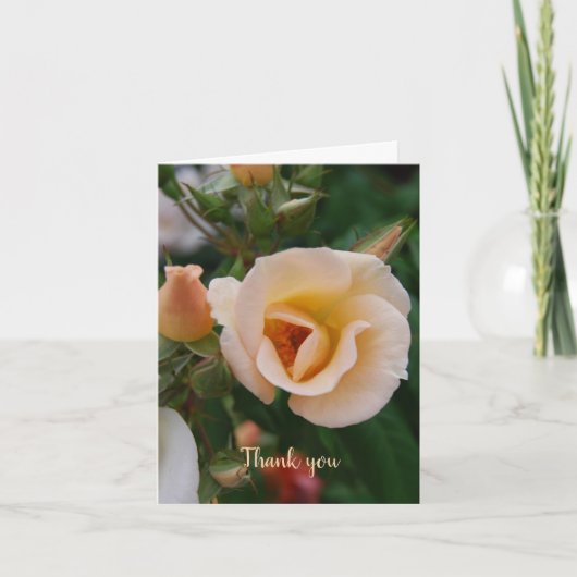 悔やみや弔慰ありがとうご家族 サンキューカード (正面)