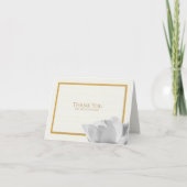 悔やみや弔慰ありがとうノートカード – - Tulip サンキューカード (正面)