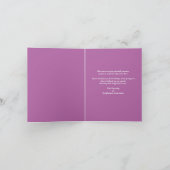 悔やみや弔慰ありがとうヴィンテージフラワーティーポットノートカード サンキューカード (内部)